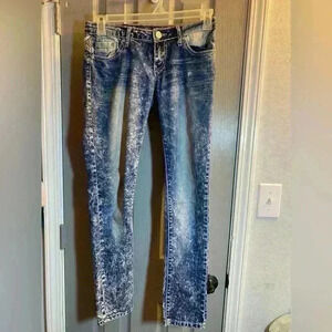 White washed jeans Premier by Rue 21. Low rise skinny